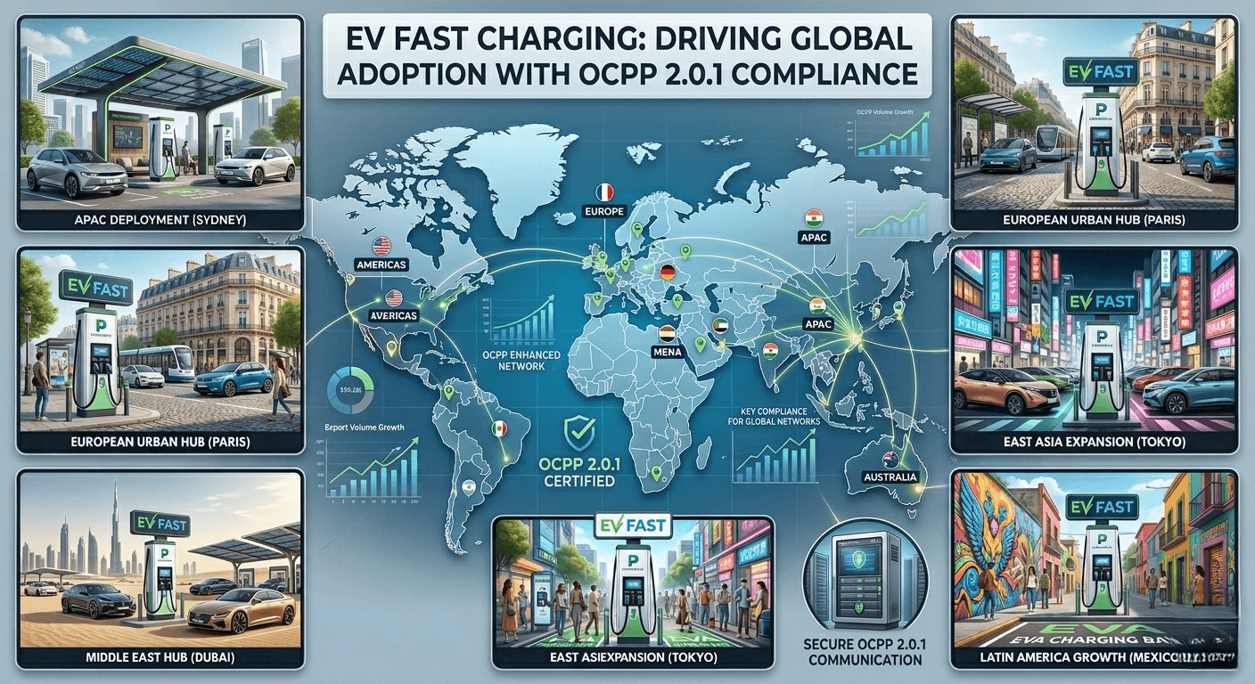 EV Fast Charging Expands Export Presence to 20+ Countries