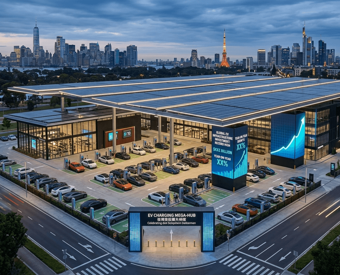 Global EV Charging Infrastructure Investment Hits Record Highs