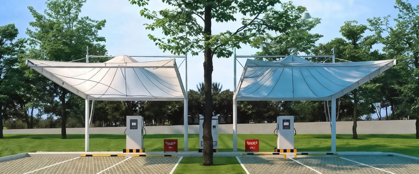 Solar-Powered Fast Charging Network
